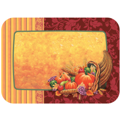 13.75 in x 18.75 in Cornucopia Paper Traymats 500 ct.